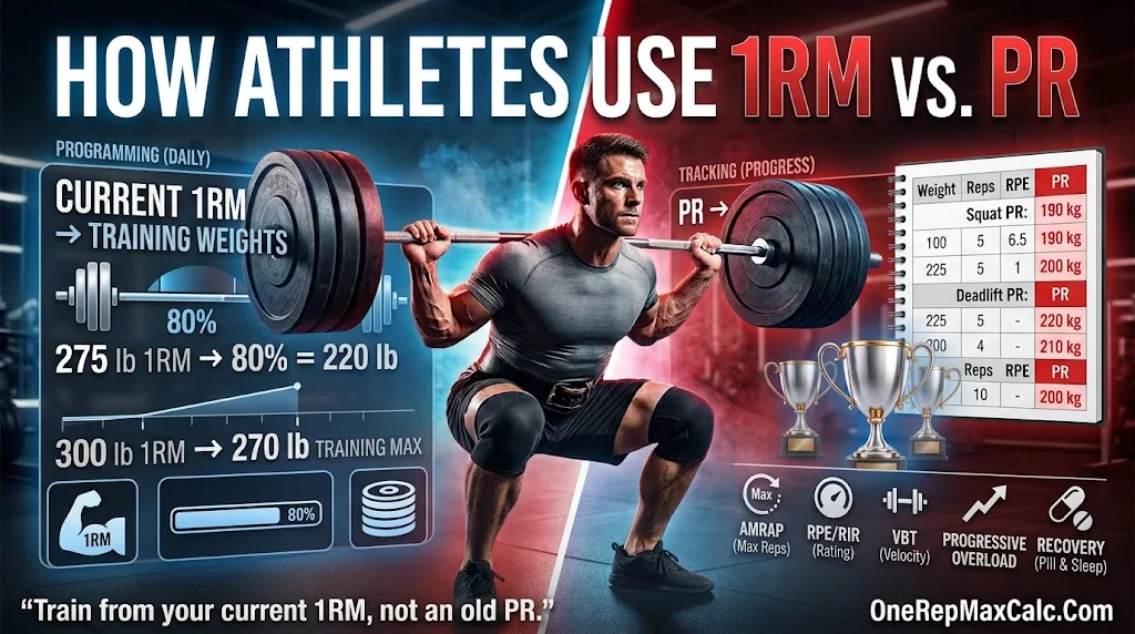 How to Use 1RM vs. PR in Your Training