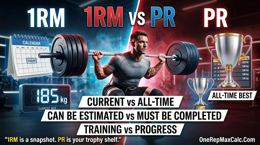 Key Differences Between 1RM and PR